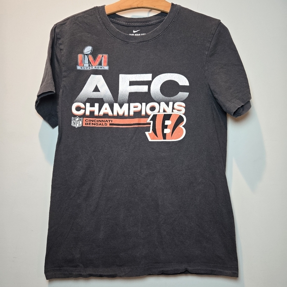 Nike Tee Cincinnati Bengals AFC Champions T Shirt Small - Picture 1 of 6